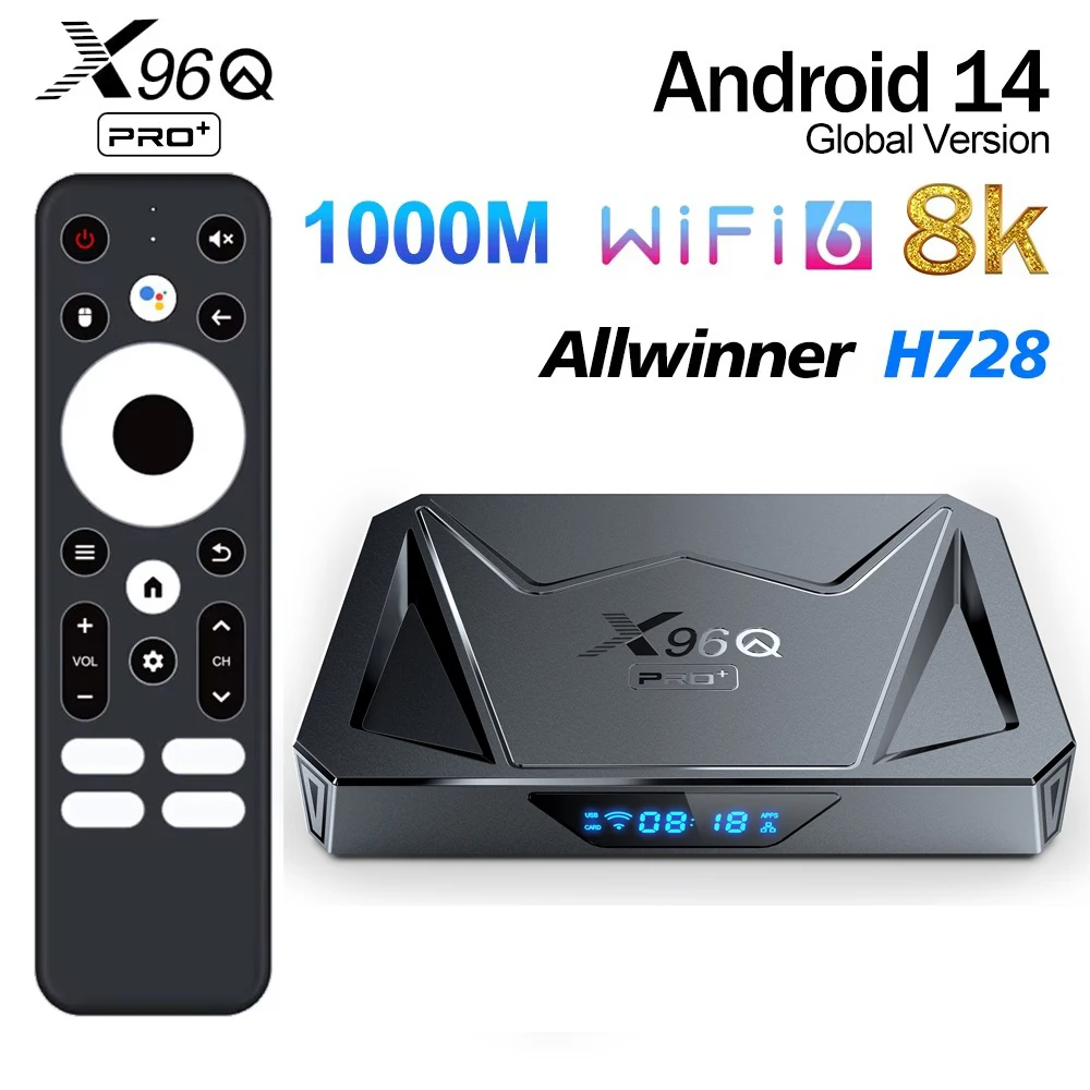 X96Q PRO+ ТВ-приставка Android 14 | AliExpress