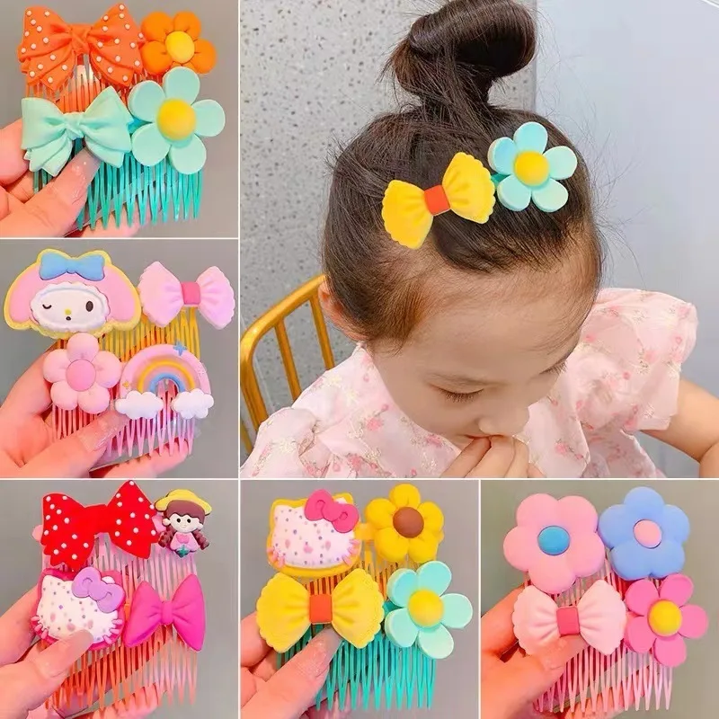 

1 шт., детские заколки для волос, в виде цветов