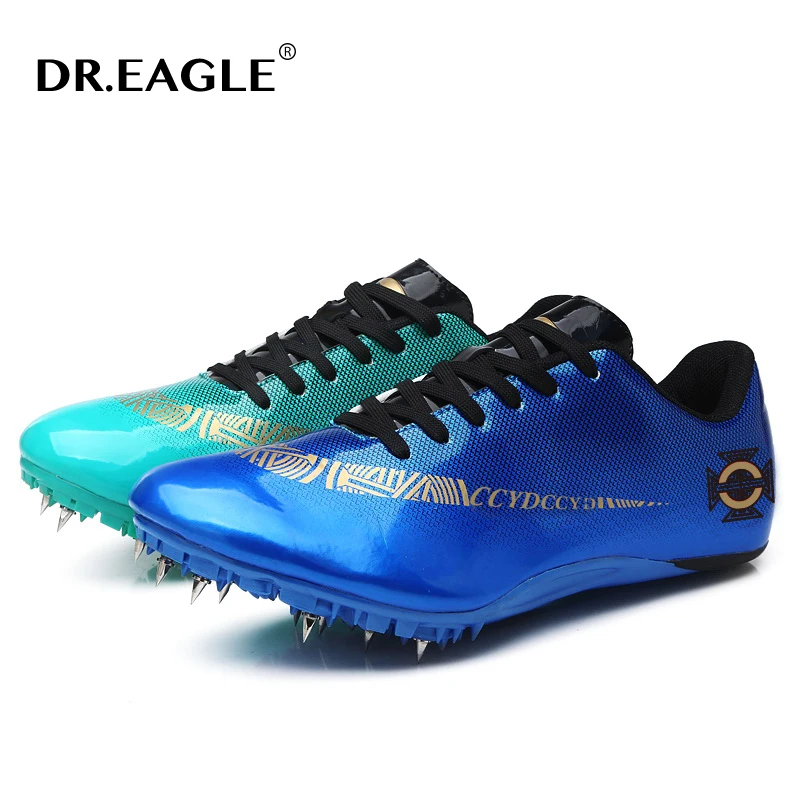 DR.EAGLE Men Women Spikes Running Shoes Unisex Track And Field Spikes Shoes Track Shoes Racing Sport Sneakers With Spikes Nails images - 6