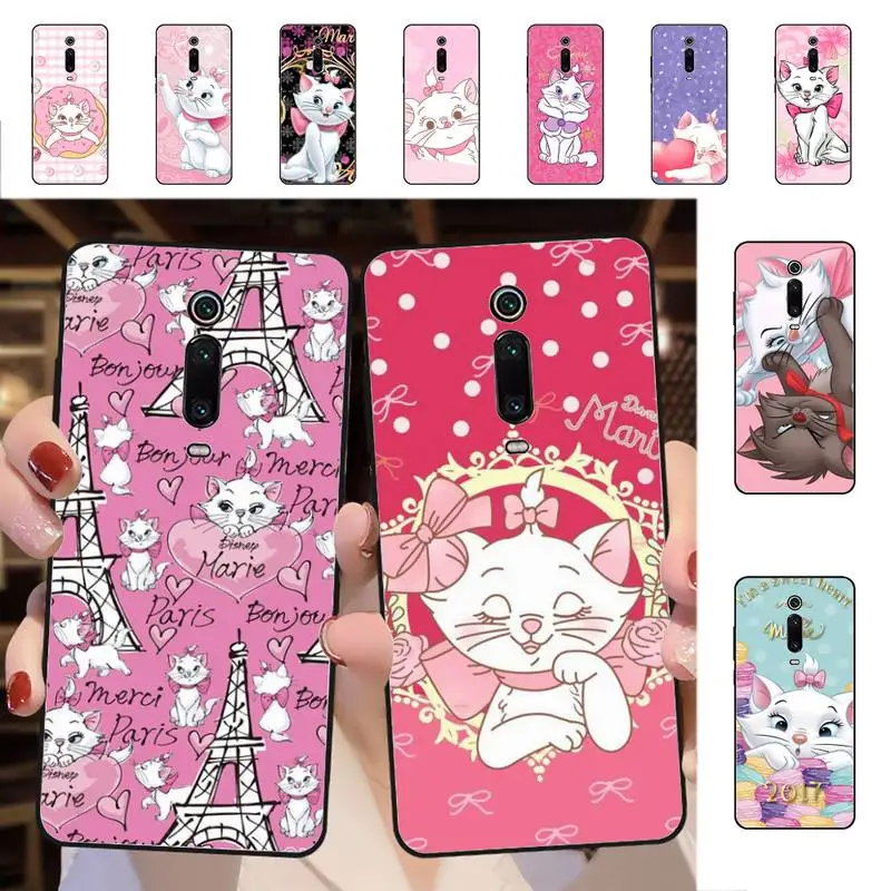 

Disney Marie Cat Phone Case for Redmi 5 6 7 8 9 A 5plus K20 4X S2 GO 6 K30 pro