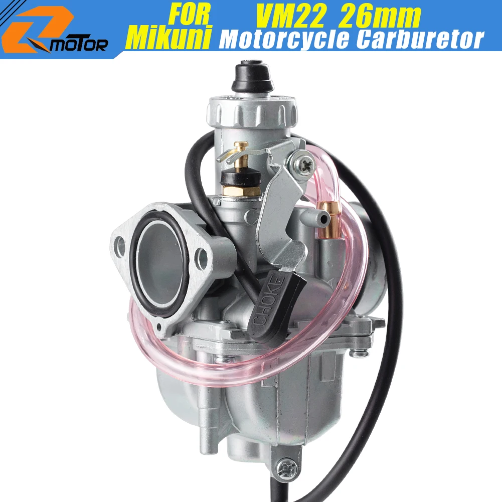 Карбюратор для мотоцикла Mikuni VM22 Carb 26 мм PZ26, карбюратор для Honda Yamaha XR50 CRF70 TTR110 KLX110 Cross 110 125 140cc Карбюратор для мотоцикла Mikuni VM22 Carb 26 мм PZ26, карбюратор для Honda Yamaha XR50 CRF70 TTR110 KLX110 Cross 110 125 140cc