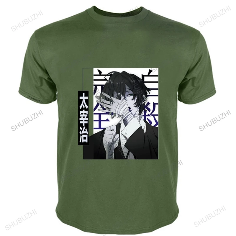 

Футболка с принтом японского аниме «бродячие псы», суперкрутая Модная рубашка дазай Осаму с коротким рукавом, в стиле ретро, в стиле хип-хоп