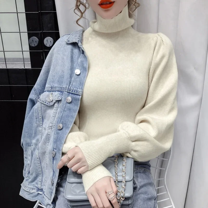 Женский пуловер в Корейском стиле сезон осень-зима горячая Распродажа вязаные