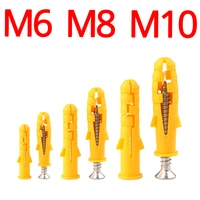 m6 m8 m10 self tapping screws drywall anchor plastic expansion tube wall plug phillips bolt 304 stainless steel zinc plated