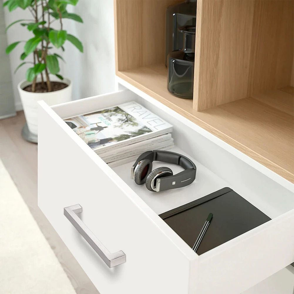 

Drawer Pull Handles Door Handle Shoe Cabinet Bookcase Drawer For Shoe Cabinet 1 Pcs Comfortable Stainless Steel304