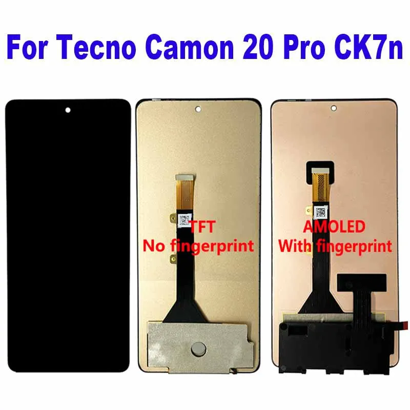 Запасной ЖК-дисплей для Tecno Camon 20 Pro CK7n