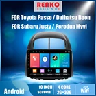 Автомобильный мультимедийный плеер, навигация GPS, для Toyota Passo Daihatsu Boon Sirion, Subaru Justy Perodua Myvi 2 Din, Android