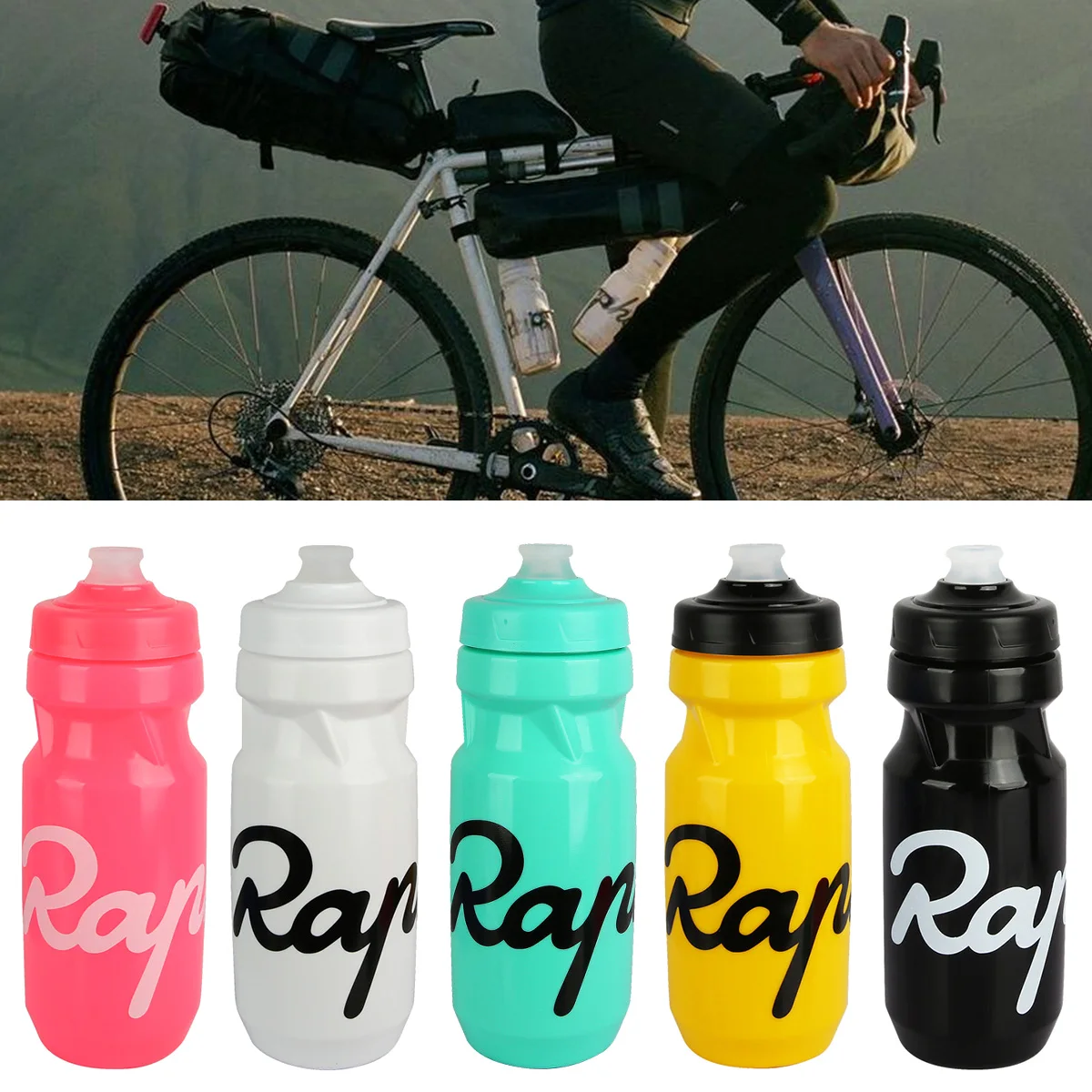 

Cycling Water Bottle Sports Squeeze Water Bottle 610ml Leak-Proof Squeezable Bike MTB Camping Hiking Sports Water Bottle