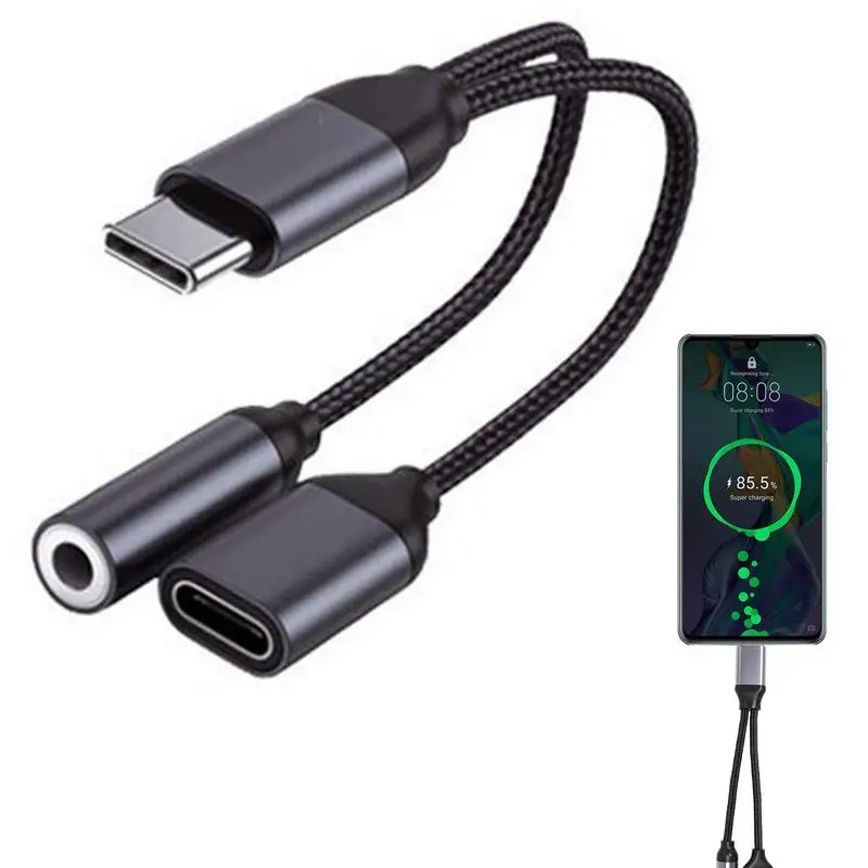 

Universal Audio Type-C To 3.5mm Jack Earphone Cable For AndroidAudio Adapter Cable External Sound Converter