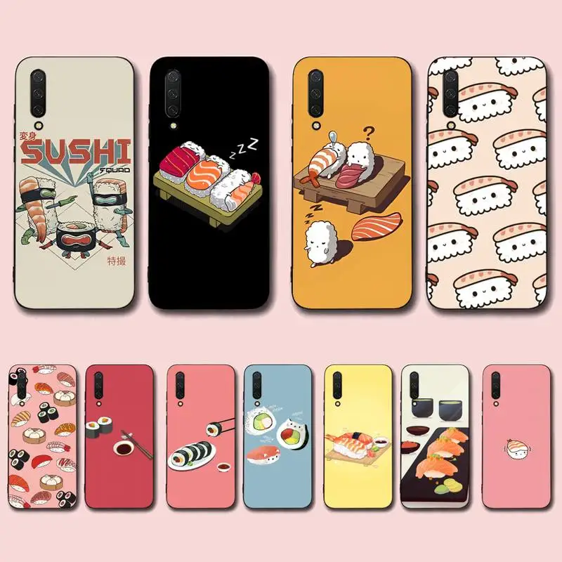 

Food Sushi Phone Case for Xiaomi mi 5 6 8 9 10 lite pro SE Mix 2s 3 F1 Max2 3