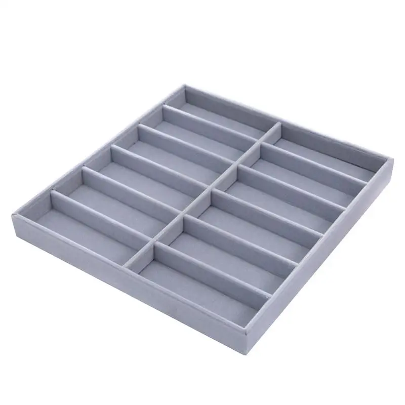 

Eye Glasses Storage Case 12 Grid Jewelry Organizer Portable Glasses Display Box For Traveling Business Trips For Teachers