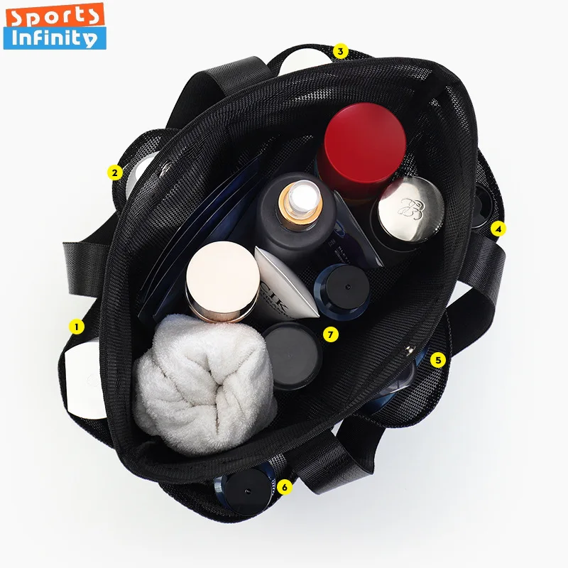 Вместительные сумки для плавания корзина душа Портативная сумка хранения в