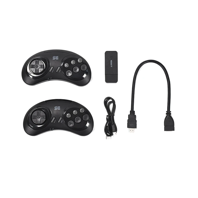 

16-битная Беспроводная игровая консоль MD для Sega Genesis Game Stick HDMI-совместимая с 900 играми для Sega Genesis Mini/Mega Drive