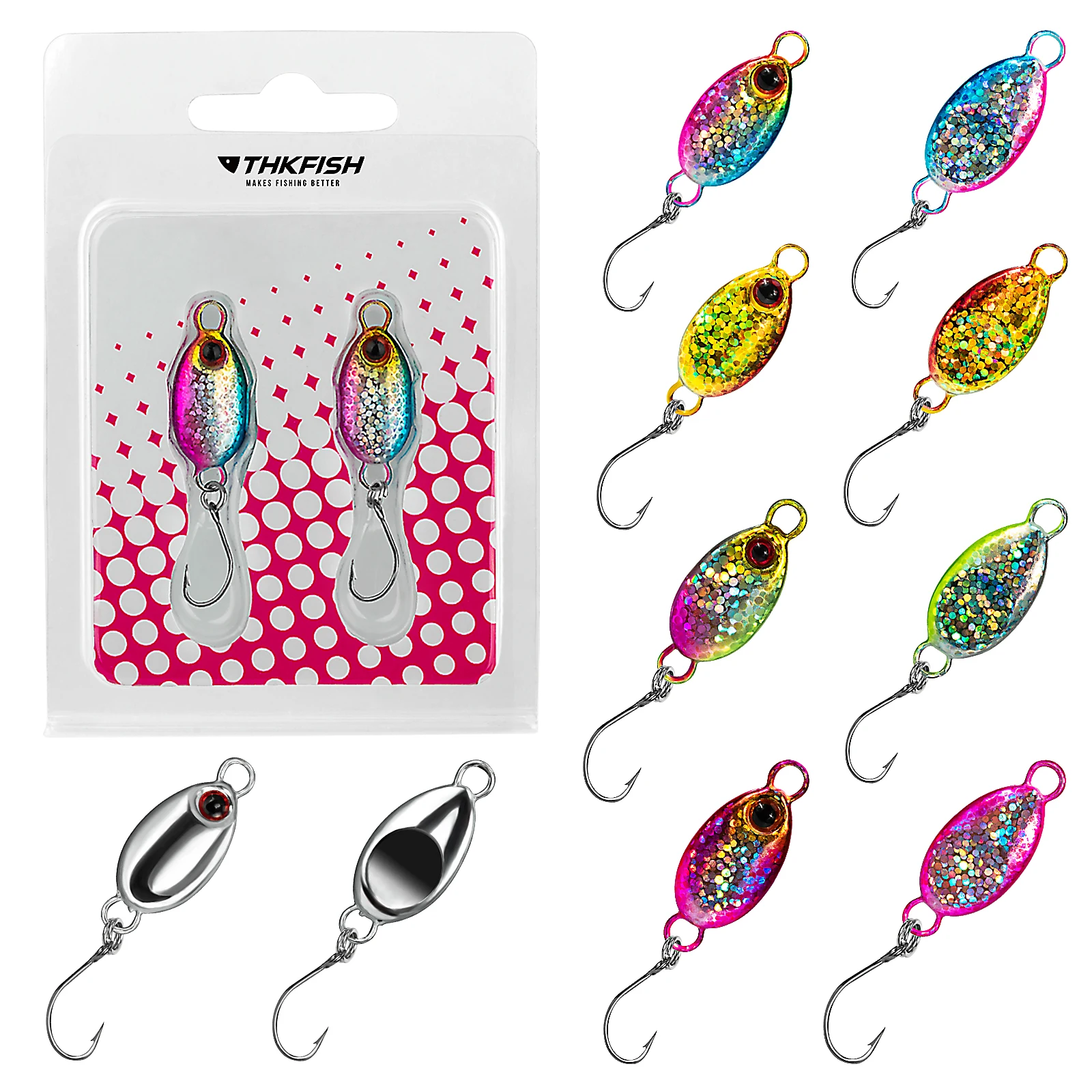 

2 шт., приманки с трехмерными глазами, с лазерным отражающим эффектом