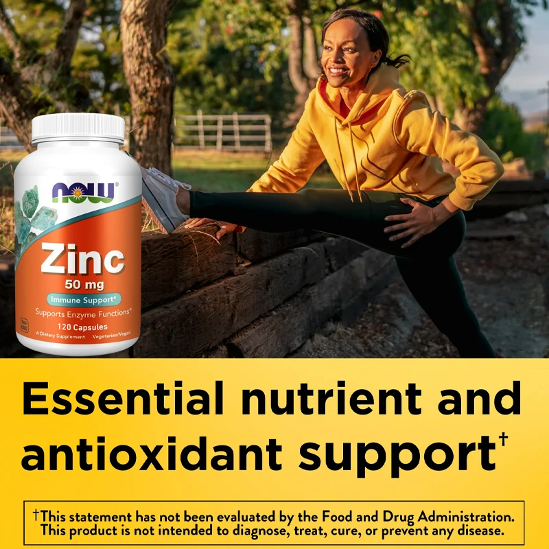 

Zinc 50mg (Gluconate) Helps Maintain Bone, Immune, Nervous and Endocrine Systems.