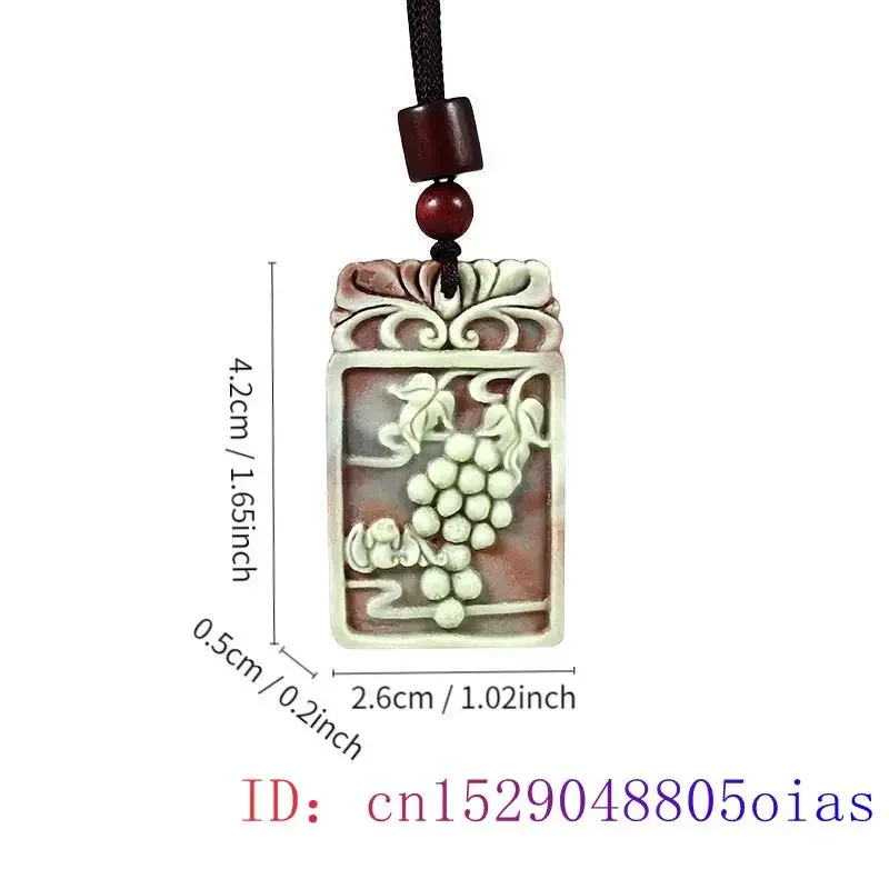 Нефритовая летучая мышь подвеска камень ожерелье настоящий винтажный подарок