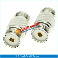 1x pcs uhf female to uhf female plug uhf pl259 pl 259 so239 so 239 dual female brass straight coaxial rf connector adapters