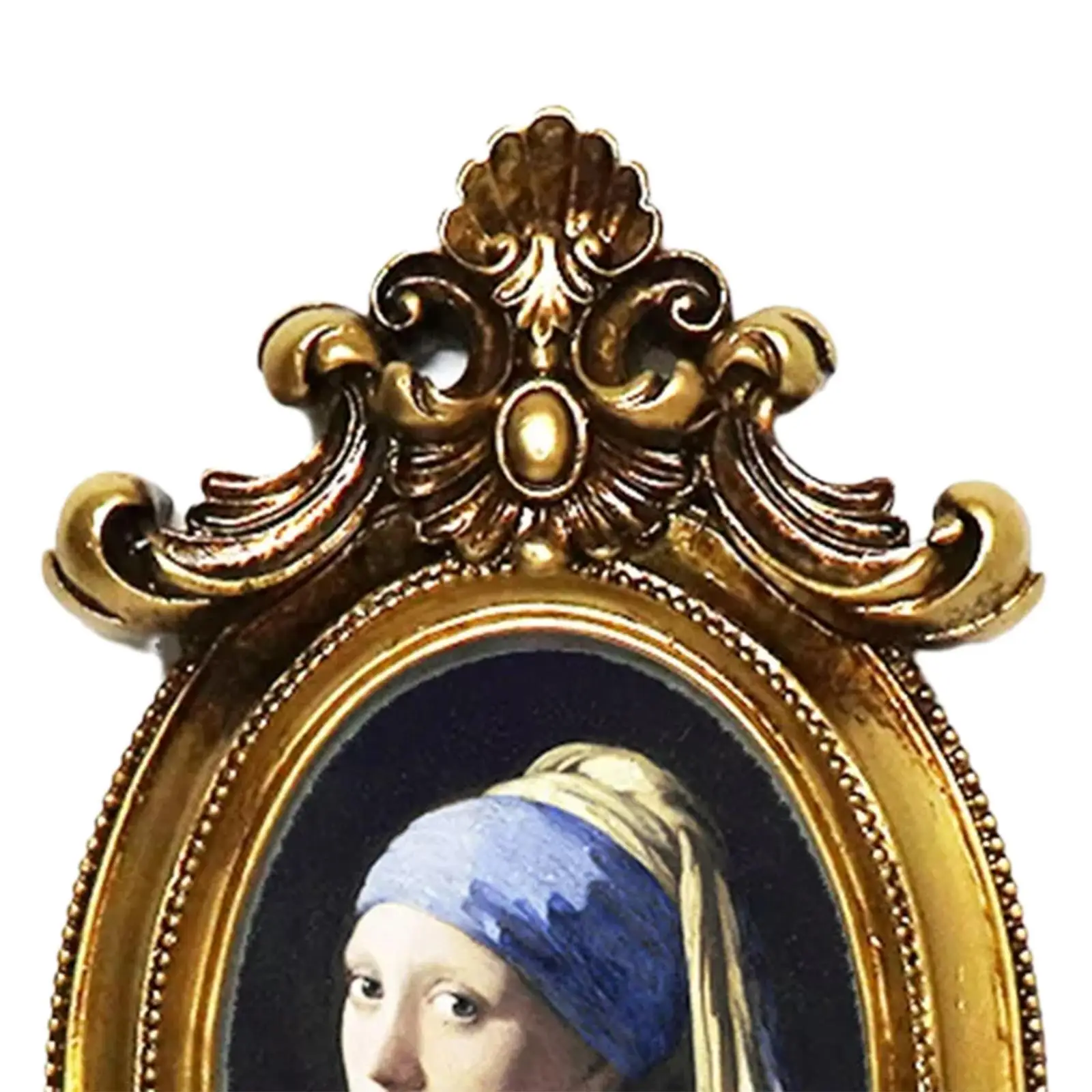 

Antique Style Photo Display Frame Resin Art Gift Wall Mounting Bedroom