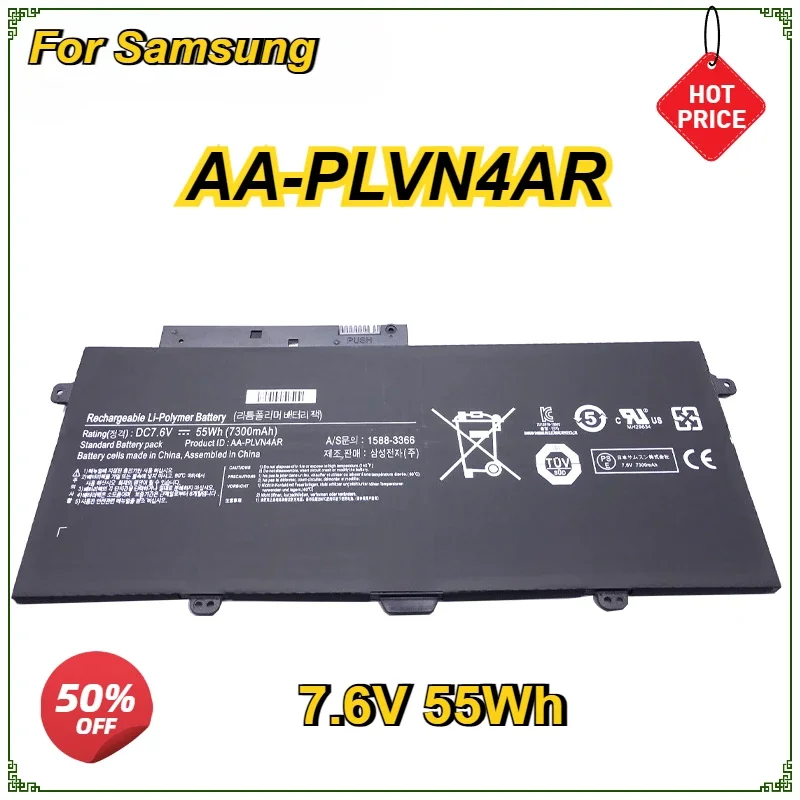 Новый аккумулятор для ноутбука AA-PLVN4AR SAMSUNG NP-910S5J NP-940X3G NP-930X3G 940X3G NP910S5J NT910S5J BA43-00364A