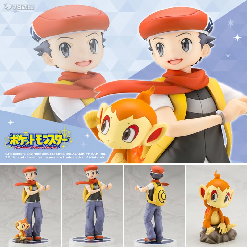 

Оригинальная аниме экшн-фигурка ARTFX J Pokemon Brilliance chimchar1/8, коллекционная эксклюзивная модель, украшения, подарки для мальчиков