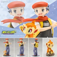 Original ARTFX J Pokemon Brilliance Chimchar 1/8 Anime Action Figure Model Toy Collectible Deluxe Model Ornaments Gifts for Boys