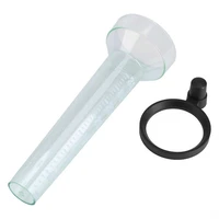 35mm capacity plastic rain gauge tube accurate measurement for garden outdoor yard