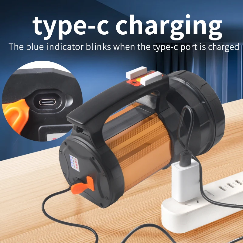 Кемпинговый светильник рабочий свет 60 Вт 12000 мА USB-зарядка прожектор кемпинговые