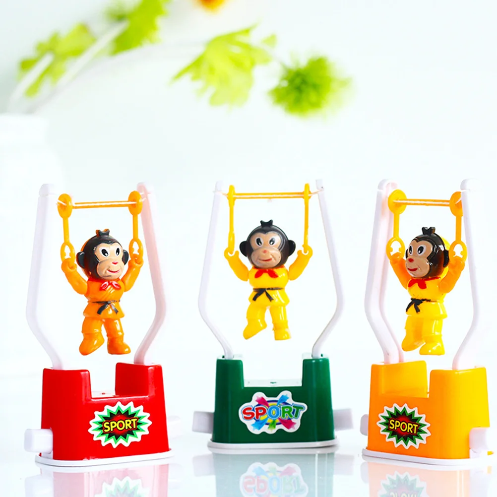4pcs Chic Monkey Funny Kids Playthings Adorable Animal Somersault