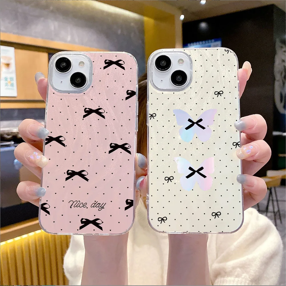 Цветной чехол для телефона с бантом и перьями Honor Magic 4 5 6 200 Lite X5 Plus X6 X6S X7 X8 4G X9 X6A X7A X8A