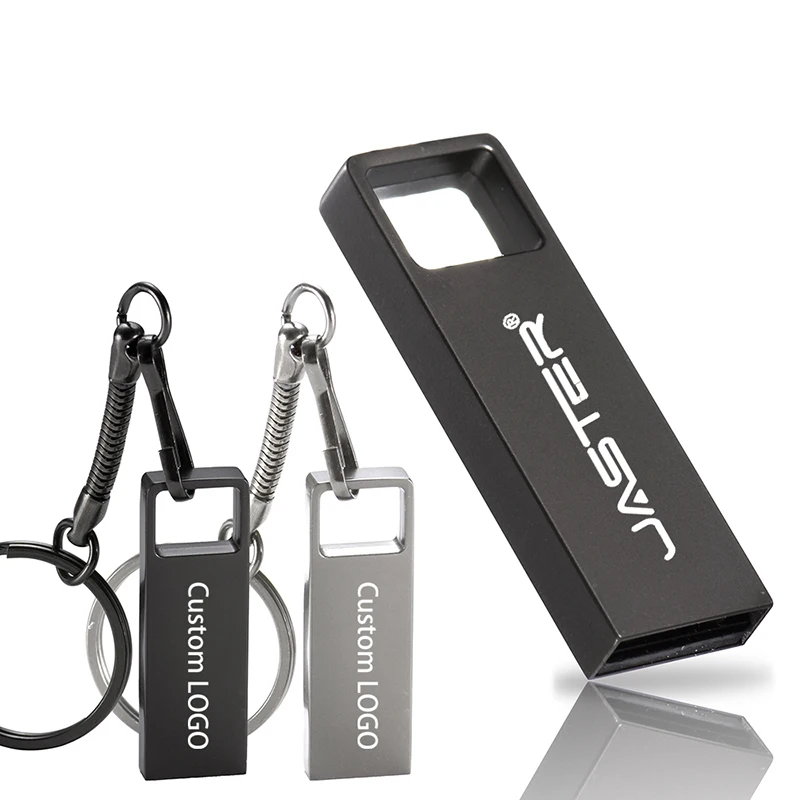 

JASTER Mini Waterproof USB Flash Drives 128GB Free Custom Logo USB Stick 64GB 32GB 16GB Creative Business Gifts Pen Drive 8GB