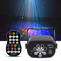 8 holes129 patterns usb powered led laser sky projector light rgb uv dj party light fixture for bedroom birthday atmosphere lamp