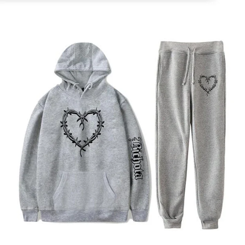 Комплект спортивной одежды Carol G bichota мужской повседневный свитшот с капюшоном и