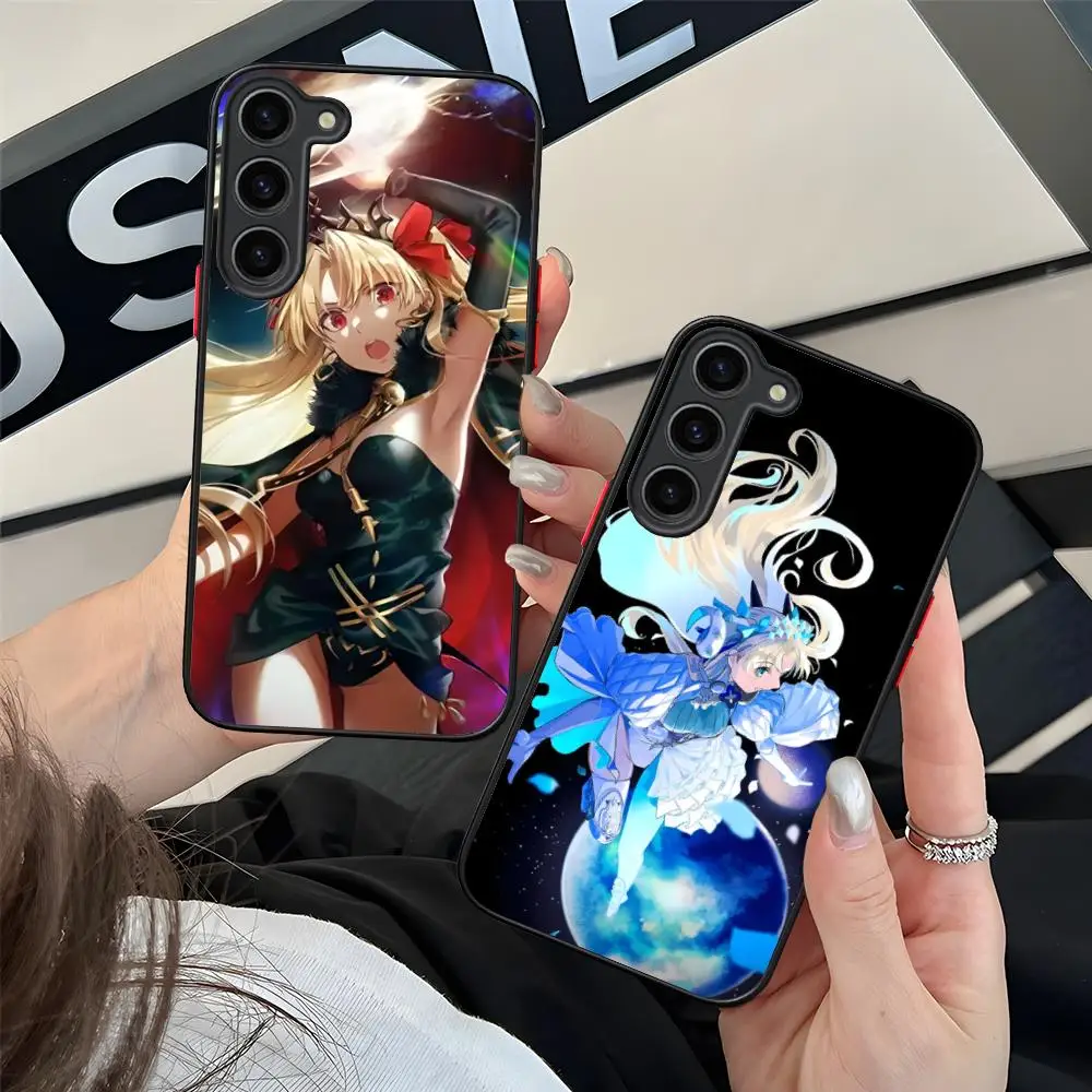 Фото Чехол для телефона Anime FGO Ereshkigal для Samsung Galaxy S26 S25 S24 S23 S22 S21 Plus FE Ultra, противоударный, с эффектом кожи №1