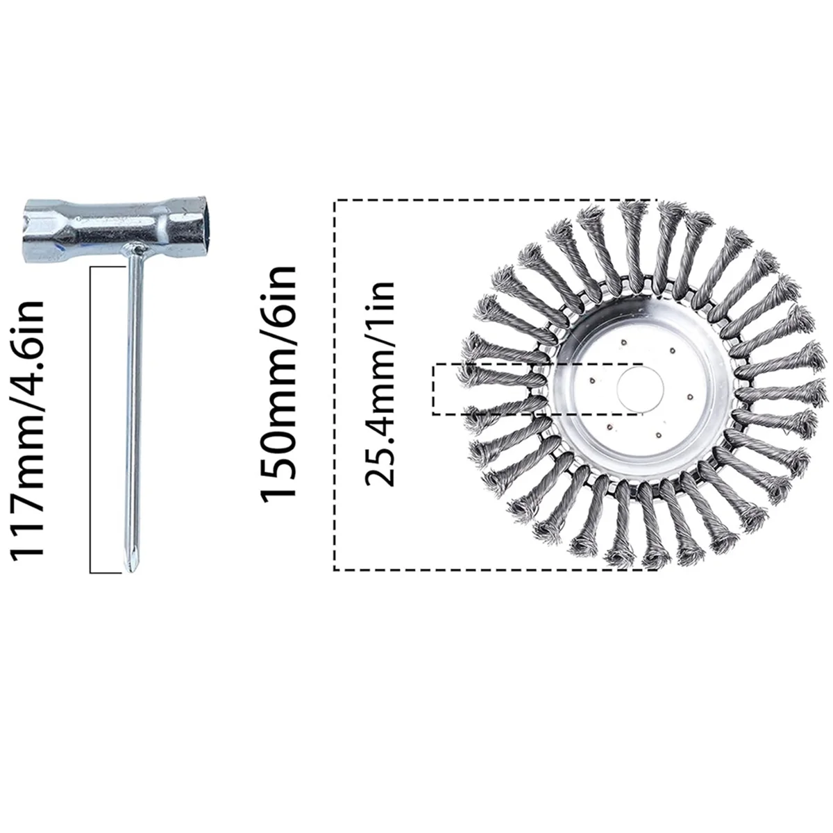 Поворотная проволочная щетка триммерная головка лезвие для сорняков