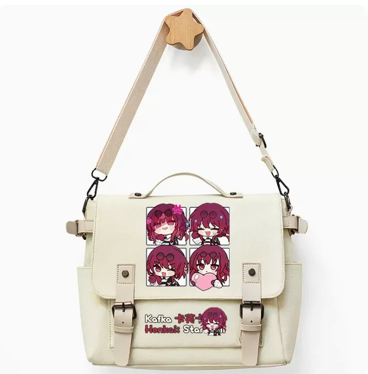 

Anime Honkai: Star Rail Kafka Crossbody Canvas Bags School Bag Unisex Messenger Bag Fashion Shoulder Bag 1800