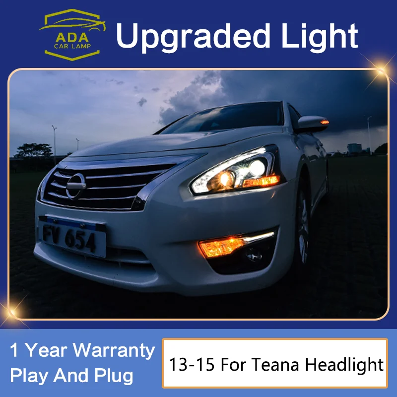 

Car Styling 2013-2017 for Nissan Teana Headlights Altima LED Headlight DRL Hid Option Head Lamp Angel Eye Beam Accessories