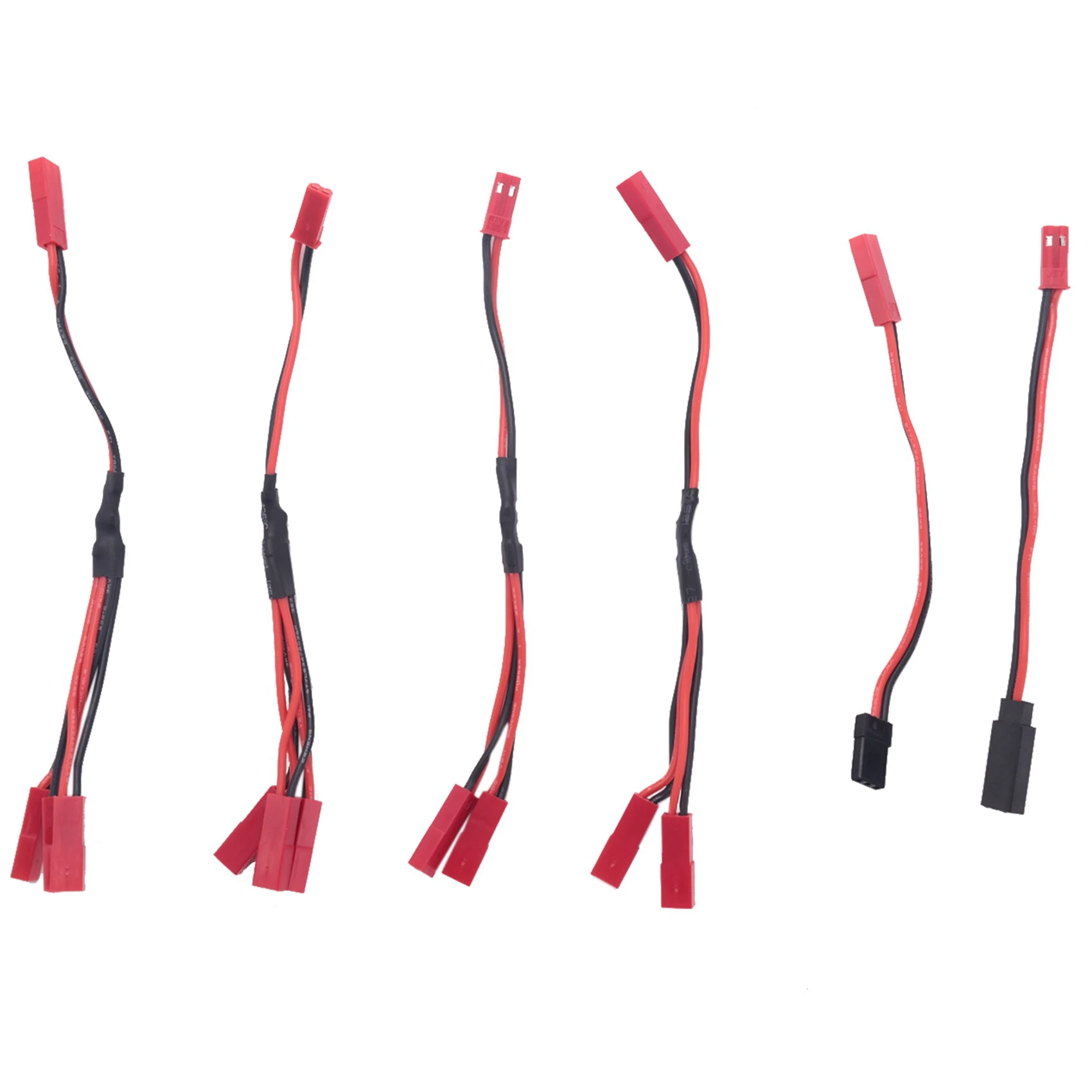 

6 шт. набор распределителей вилок JST для Traxxas TRX-4 RC автомобильный Трековый грузовик охлаждающий вентилятор ESC двигатель аккумулятора