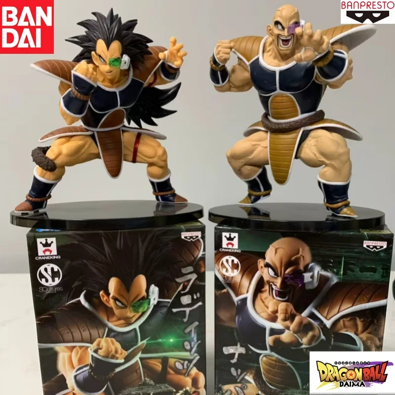 Фото Оригинальная фигурка Bandai Banpresto Dragon Ball: Радитц и Наппа, модель для сборки, новая, в коробке, подарок №2