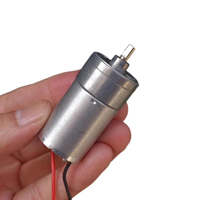 Цельнометаллический мини-мотор с редуктором 25ga, 25 мм, 5 В, 6 В постоянного тока, 300 об/мин, с большим крутящим моментом, микро-редуктор 370, мотор «сделай сам», робот-машина, Игрушечная модель
