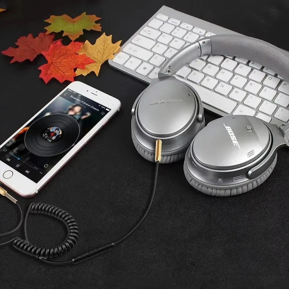 Пружинный сменный кабель-удлинитель OFC для наушников Sennheiser HD 570 590 500 200 210 270 490 Live EH