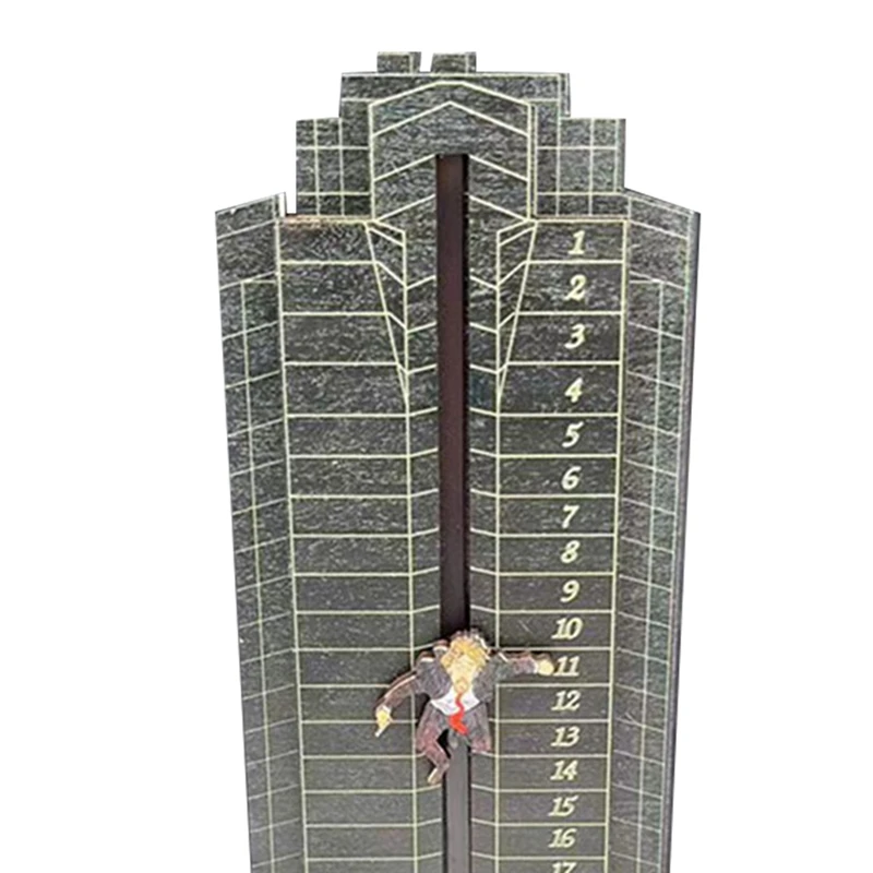 Gruber Falling Off Nakatomi Plaza забавный календарь на Рождество и Хэллоуин деревянный