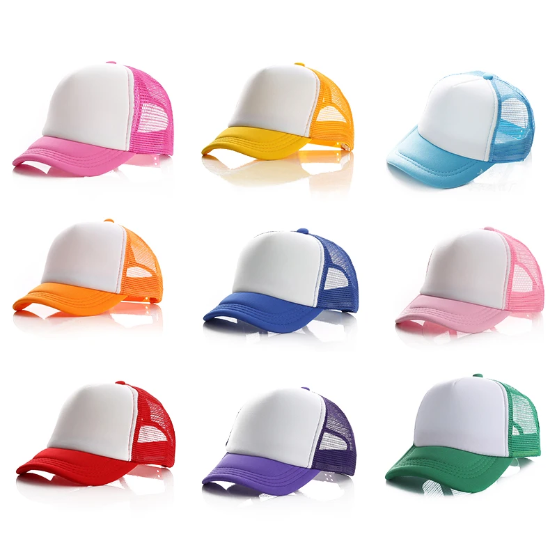 

2023 New Baseball Cap For Kids Boy and Girls Summer Fashion Travel Visors Cap Students Casual Snapback Hat Mesh Hip Hop Hats