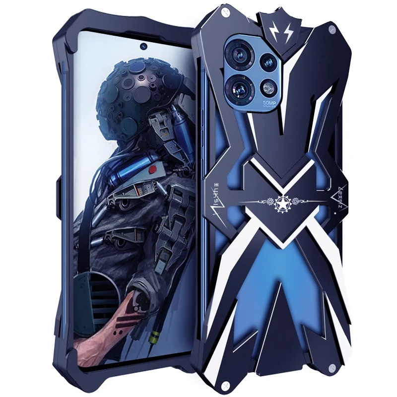 Оригинальный Роскошный усиленный металлический алюминиевый чехол Zimon с