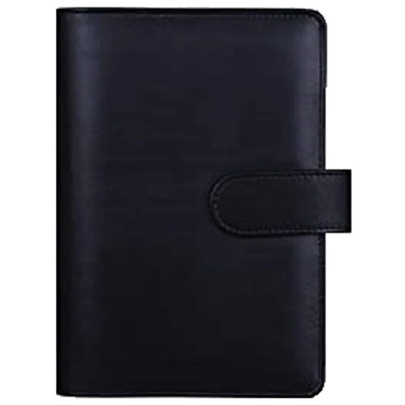 Binder Set A6 PU Binder Budget Planning Notepad 6-Hole Binder Cover Zipper Bag With Binder For Budget Preparation