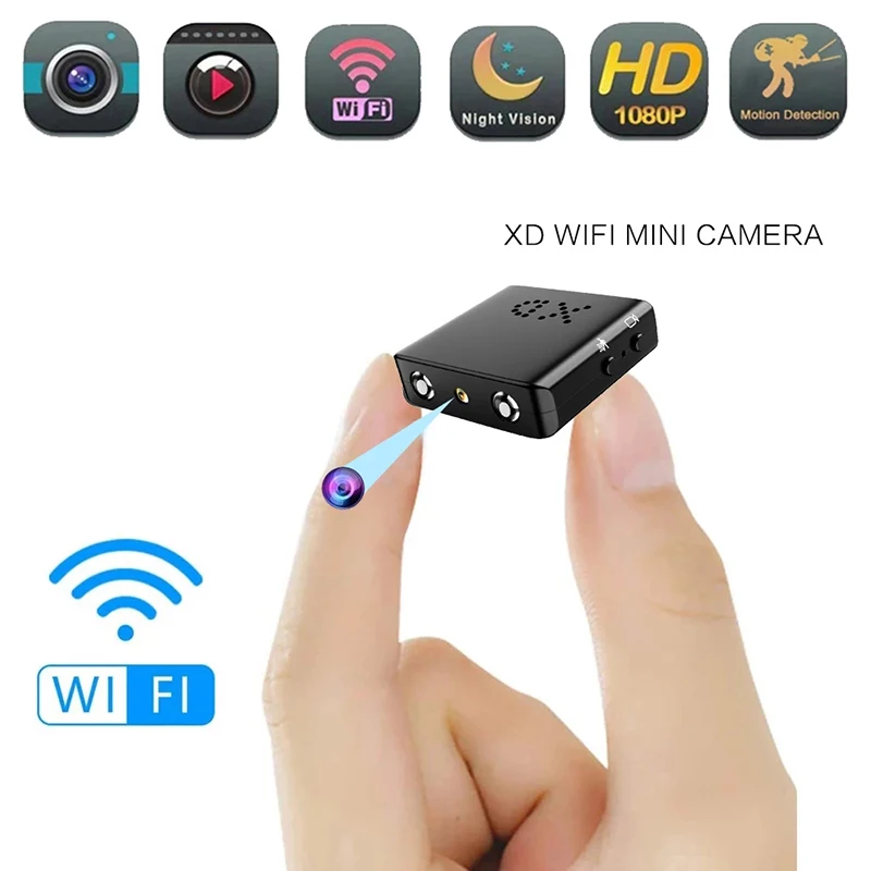 4K Полный HD1080P Мини IP Камера XD WiFi Ночное видение IR-CUT Обнаружение движения Безопасность HD Видеорегистратор Поддержка Скрытой TF-карты.