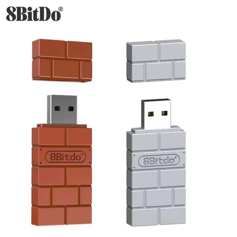 

8BitDo USB Wireless Bluetooth RR Adapter 2 Receiver for PS5 PS4 Xbox Series X/S 8bitdo Bluetooth Controllers for NS Switch PC