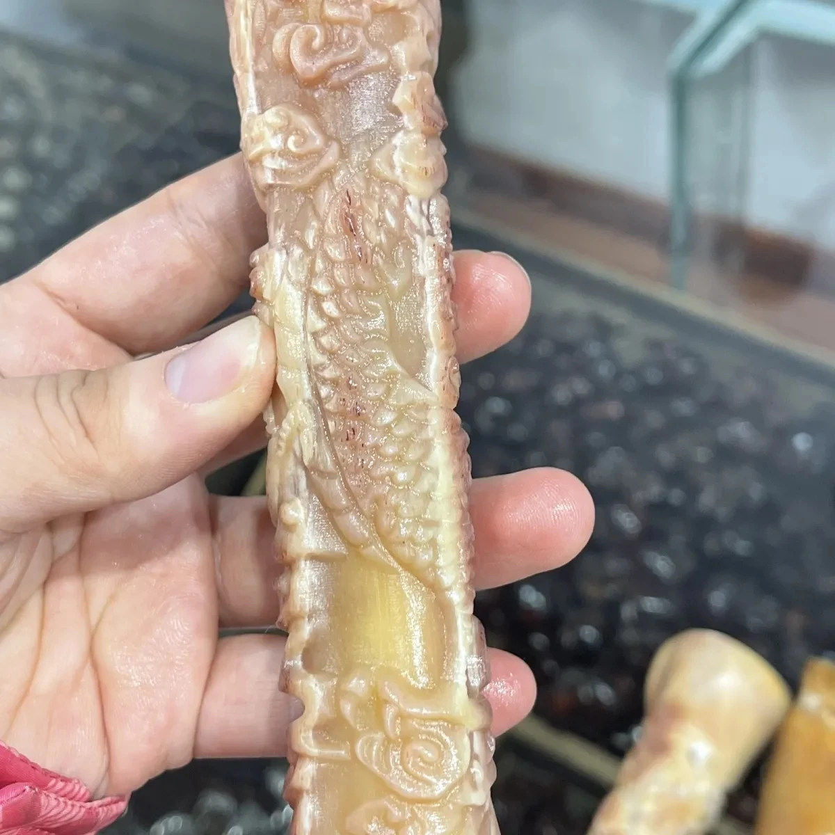 Fine Play Camel Bone Thigh Bone Whole Leg Bone Yuhua Blood Material Carving Flying Dragon Soak Wine Medicine To Strengthen Healt