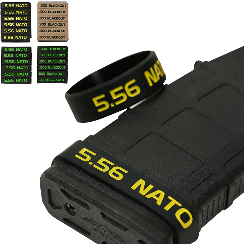 6 упаковок маркировочная лента для магазина 223 REM 5 56 300 AAC BLK 7 62x35 мм