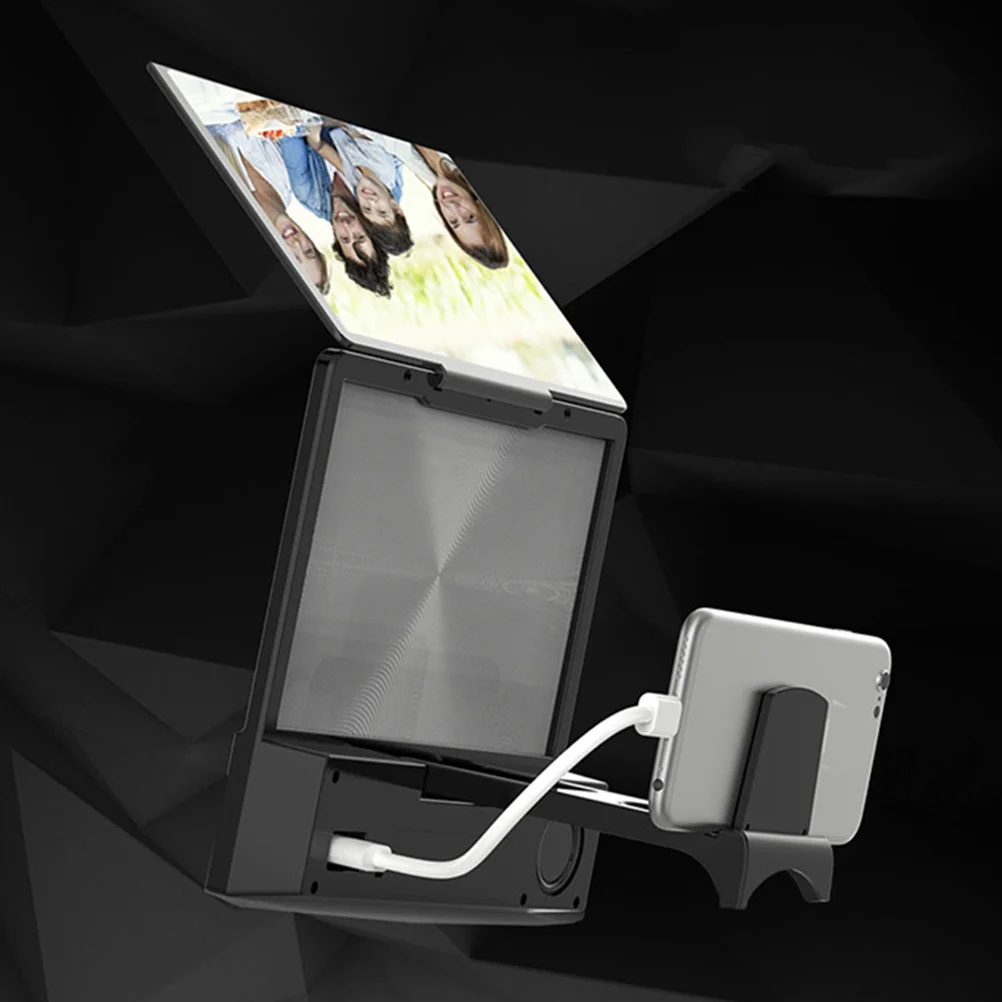 

1 pc Screen Magnifier Speaker Universal 8.5inch Video Projector Mobile Phone Amplifier for Bedroom