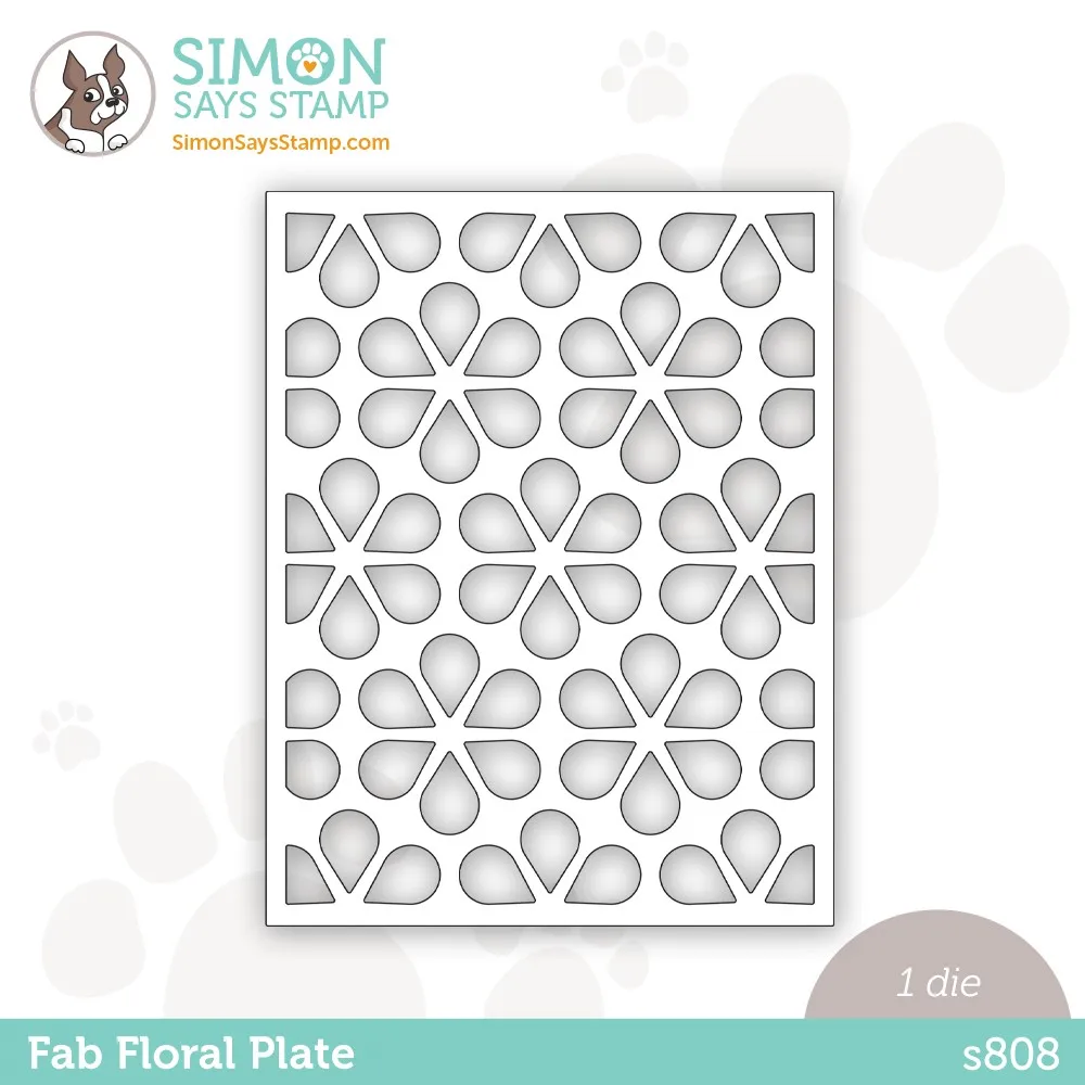 

New Arrival 2022 Fab Floral Plate Metal Cutting Dies for Scrapbooking Paper Making Embossing Frame Card Craft no Clear Stamps